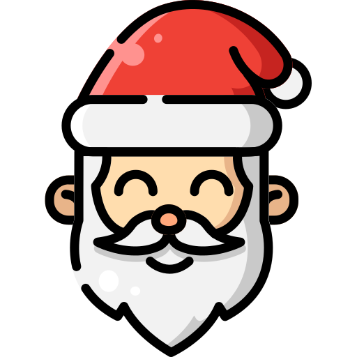 papa noel icono gratis