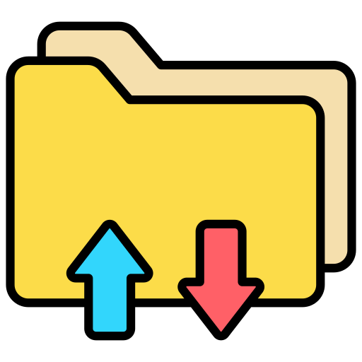 transferir archivos icono gratis