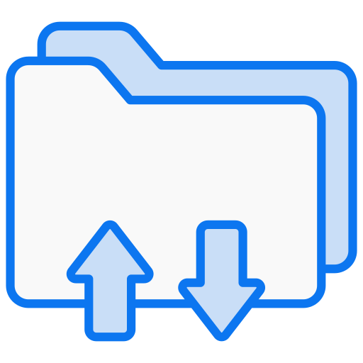 transferir archivos icono gratis