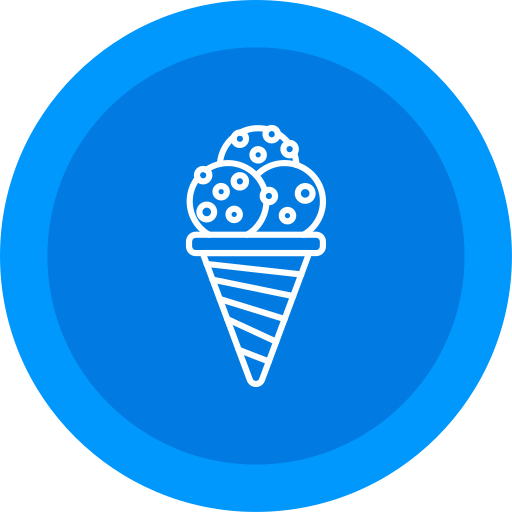 cucurucho de helado icono gratis