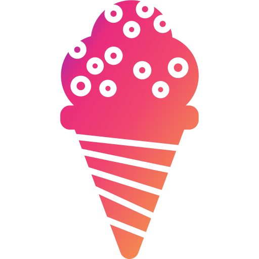 cucurucho de helado icono gratis