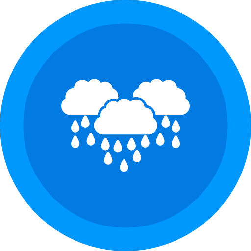 lluvioso icono gratis