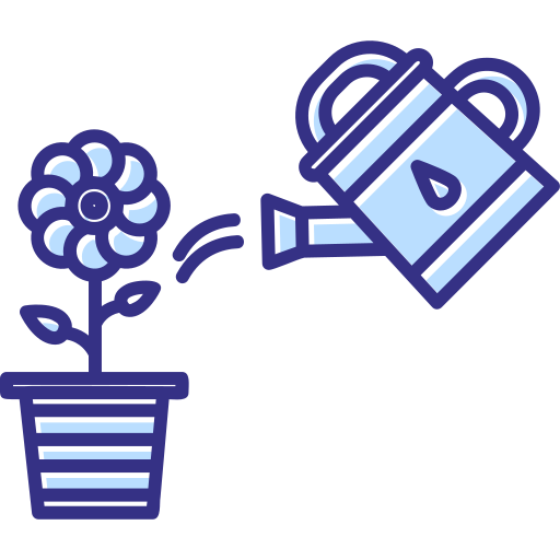 regando plantas icono gratis