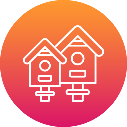 casa de pájaros icono gratis