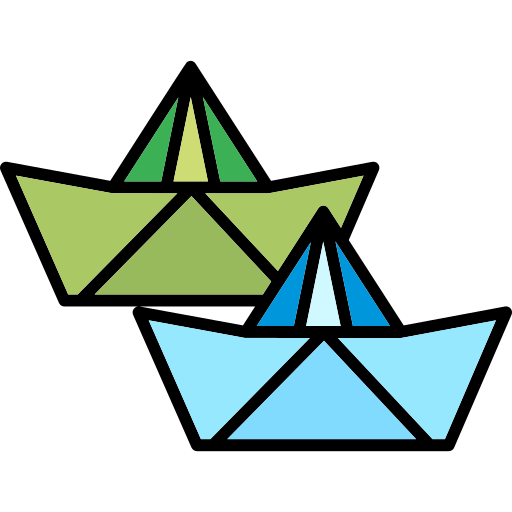 barco de papel icono gratis