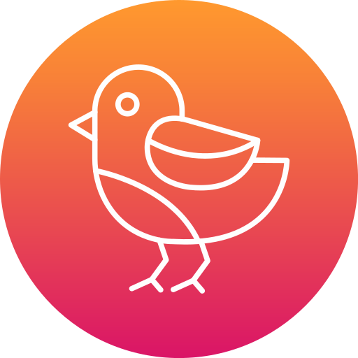pájaro icono gratis