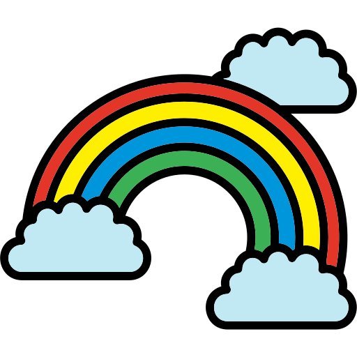 arcoíris icono gratis