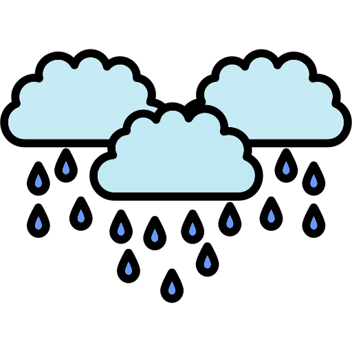 lluvioso icono gratis