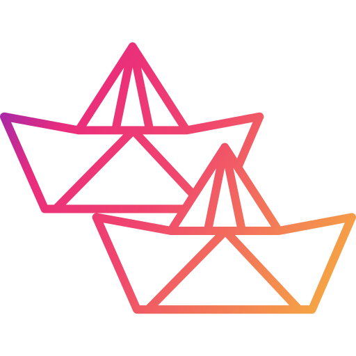 barco de papel icono gratis