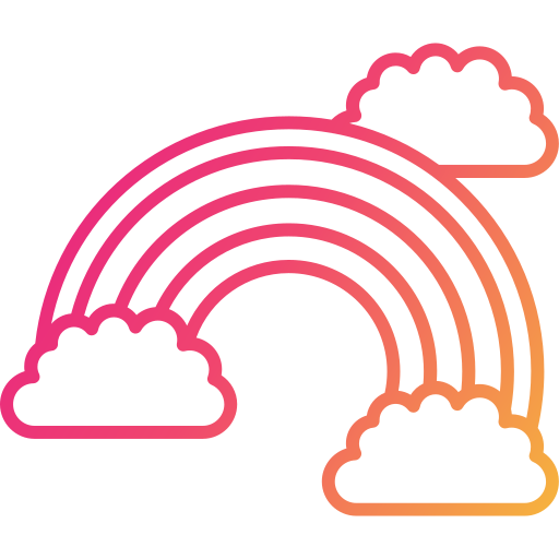 arcoíris icono gratis