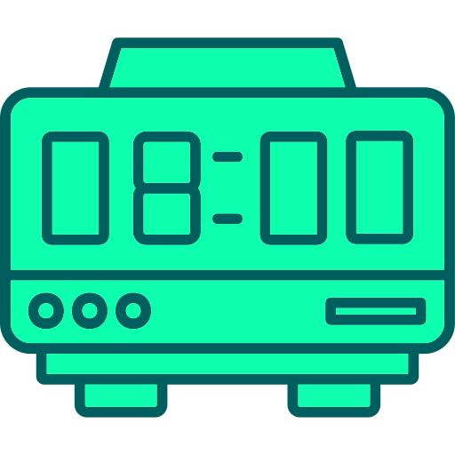 reloj digital icono gratis