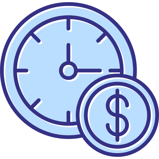 le temps, c'est de l'argent Icône gratuit le temps, c'est de l'argent Icône gratuit