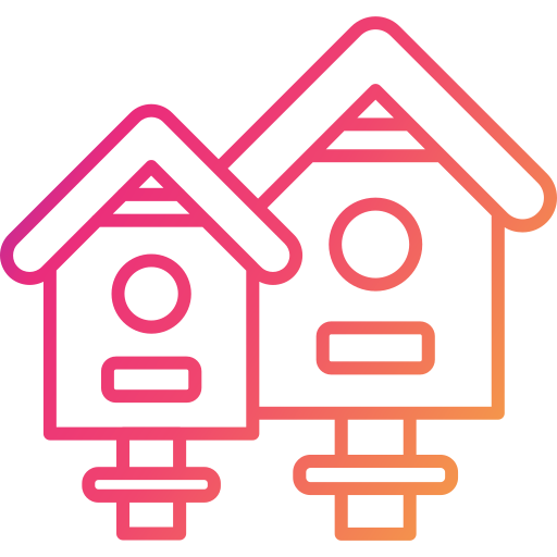 casa de pájaros icono gratis