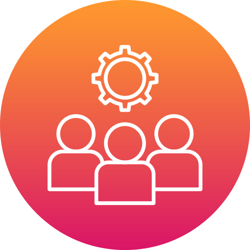 trabajo en equipo icono gratis