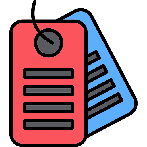 etiquetas icono gratis