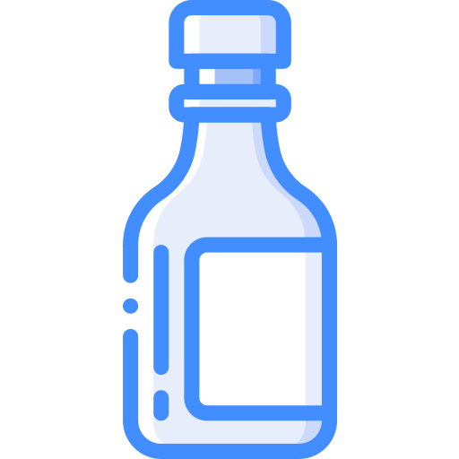 Bottle Basic Miscellany Blue icon