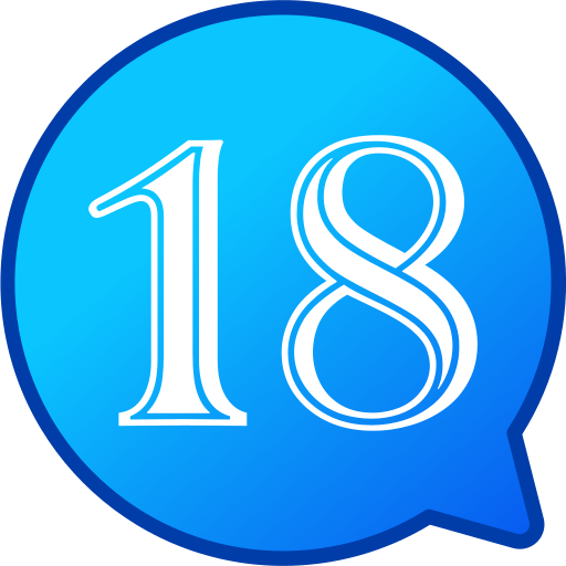 dieciocho icono gratis