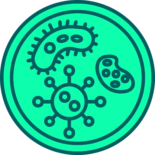 Бактерии бесплатно иконка
