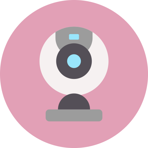 cámara web icono gratis