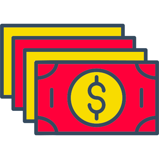 현금 무료 아이콘