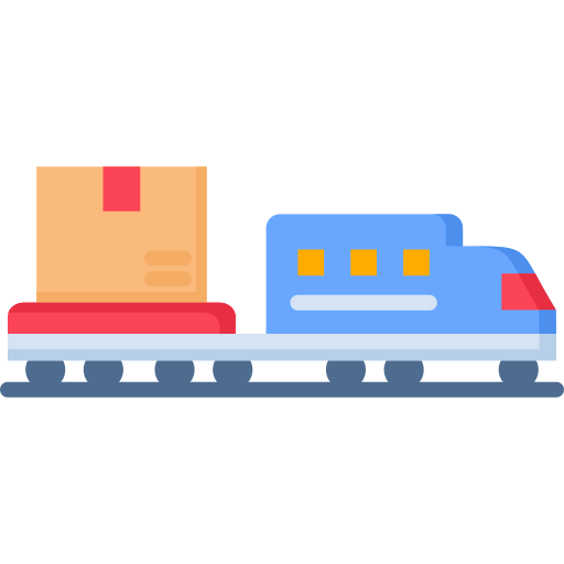 tren de carga icono gratis