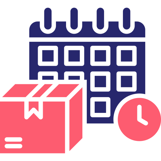 calendario de entregas icono gratis