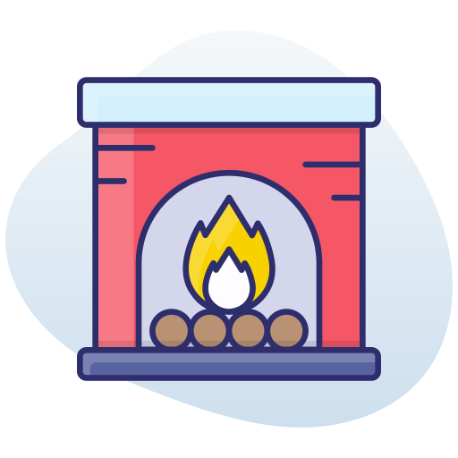 chimenea icono gratis