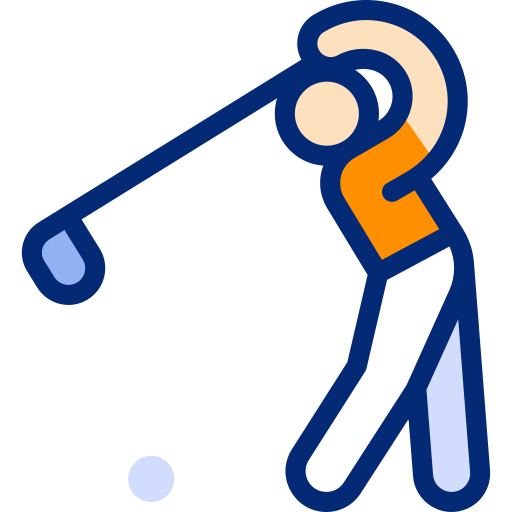 Golfer free icon