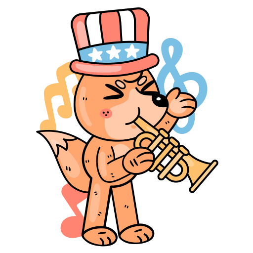 Trumpet free sticker