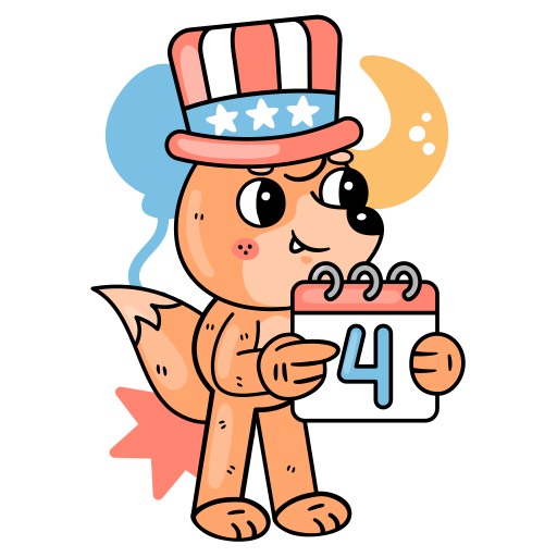4th july free sticker 4th july free sticker