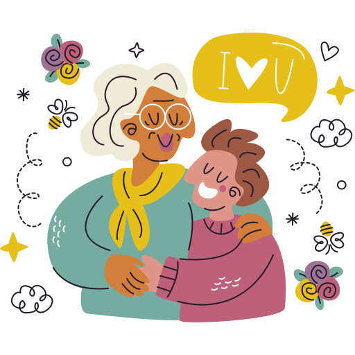 abuela gratis sticker