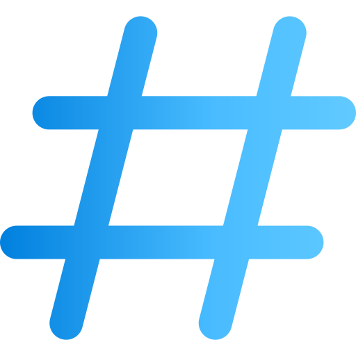 hashtag icono gratis