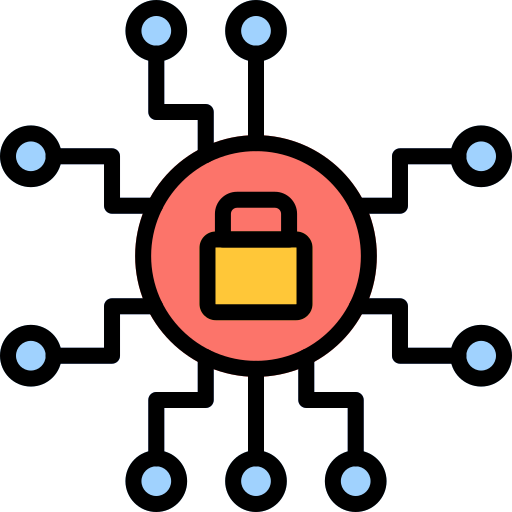 la seguridad cibernética icono gratis