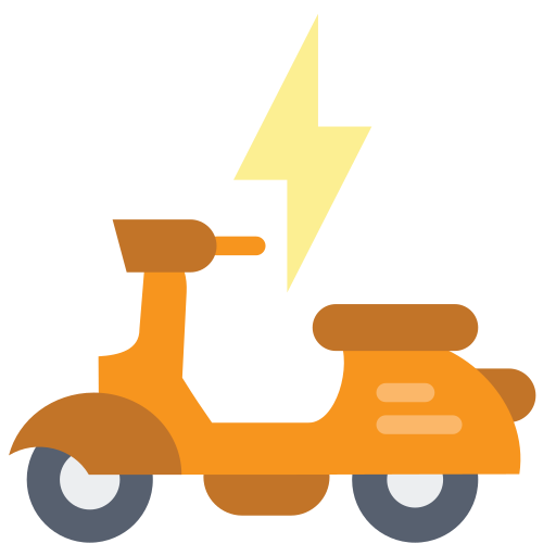 scooter electrico icono gratis