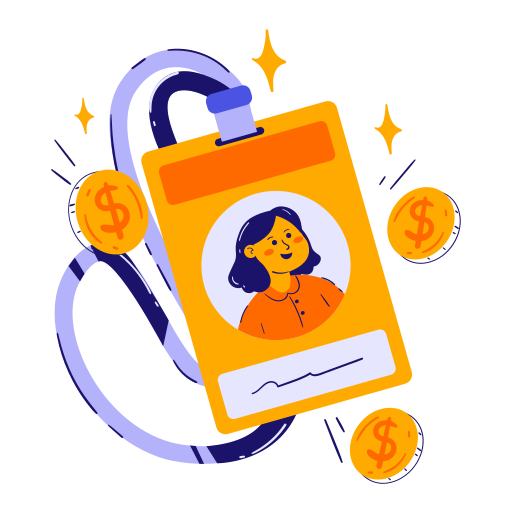 tarjeta de identificación icono gratis