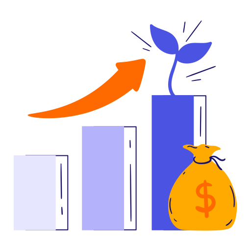 ganancia icono gratis