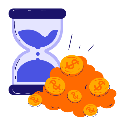 reloj de arena icono gratis