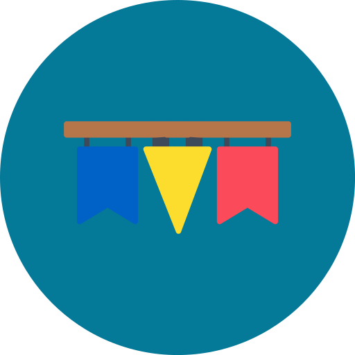 guirnalda icono gratis