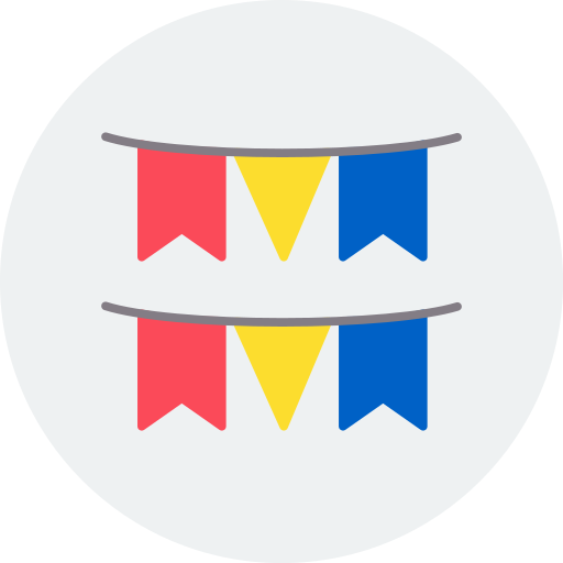 guirnalda icono gratis