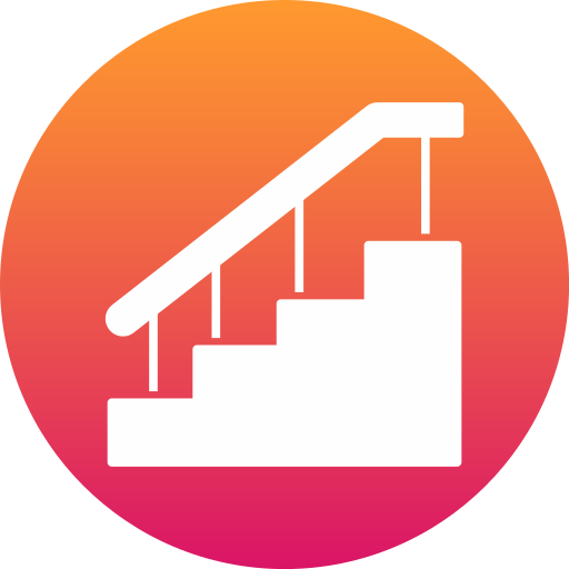 escaleras icono gratis