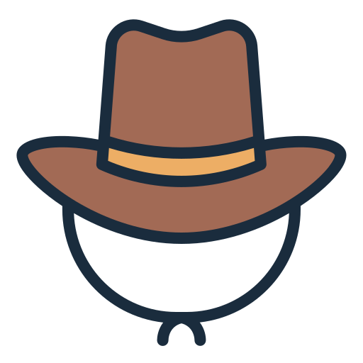 sombrero de vaquero icono gratis