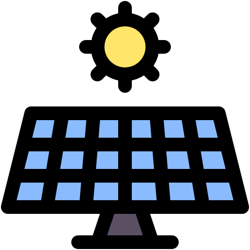 panel solar icono gratis