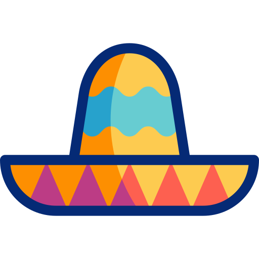 sombrero mexicano icono gratis