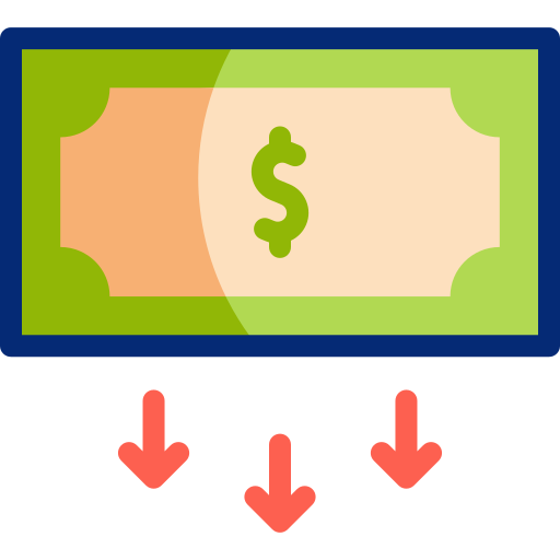 Потеря денег бесплатно иконка
