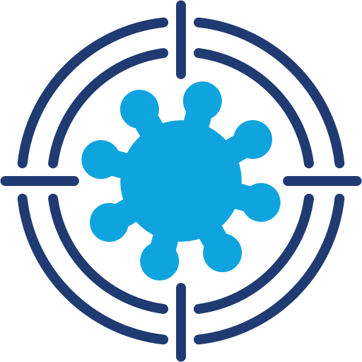 Bacteria free icon Bacteria free icon
