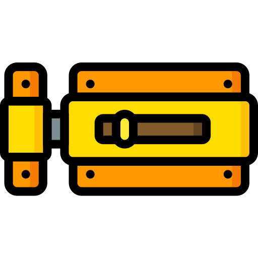 Lock Basic Miscellany Lineal Color icon