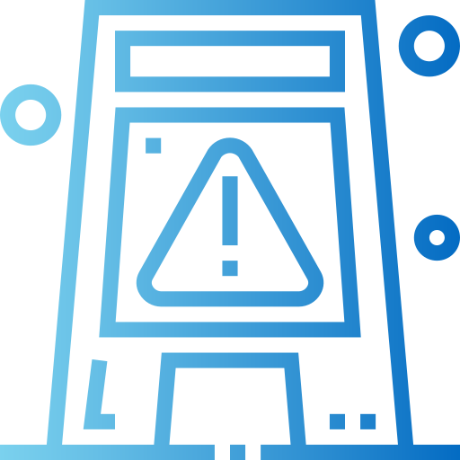 Wet floor free icon