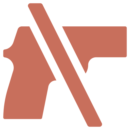 Gun free icon
