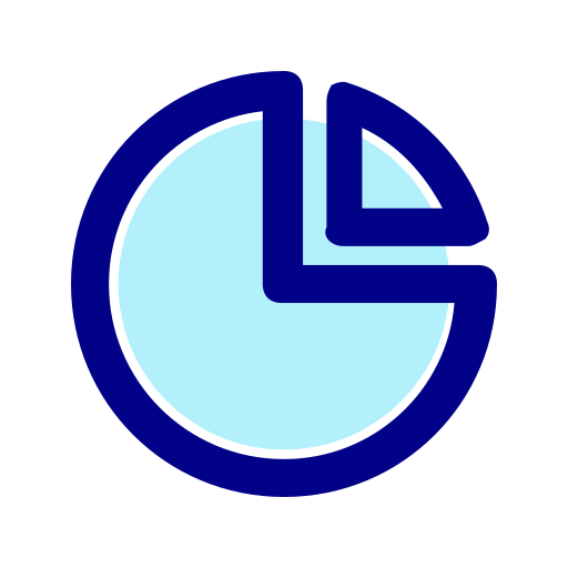 gráfico circular icono gratis