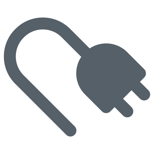 Plug free icon Plug free icon